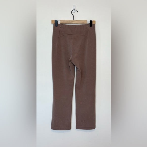 Lululemon Ribbed Softstreme Zip-Leg High-Rise Cropped Pant 25" , sz : 6 - Picture 7 of 12